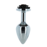 LUX Active 3 Inches Rose Metal Butt Plug Butt Plugs
